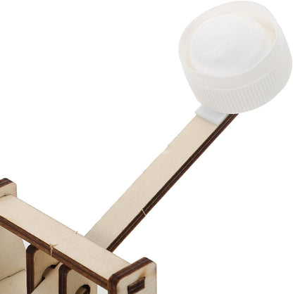 Kids Catapult Building Kit Trebuchet Engineering Kit Stem Puzzle Learning Activity Your Own Wood Projectile Launcher and Discover Physics