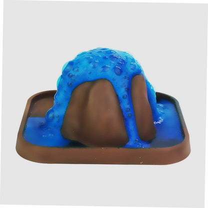 6Pcs Educational Volcano Models DIY Science Craft Kit with Realistic Eruption Base Compact Volcano Mold for Experiment and Manual Dexterity Development