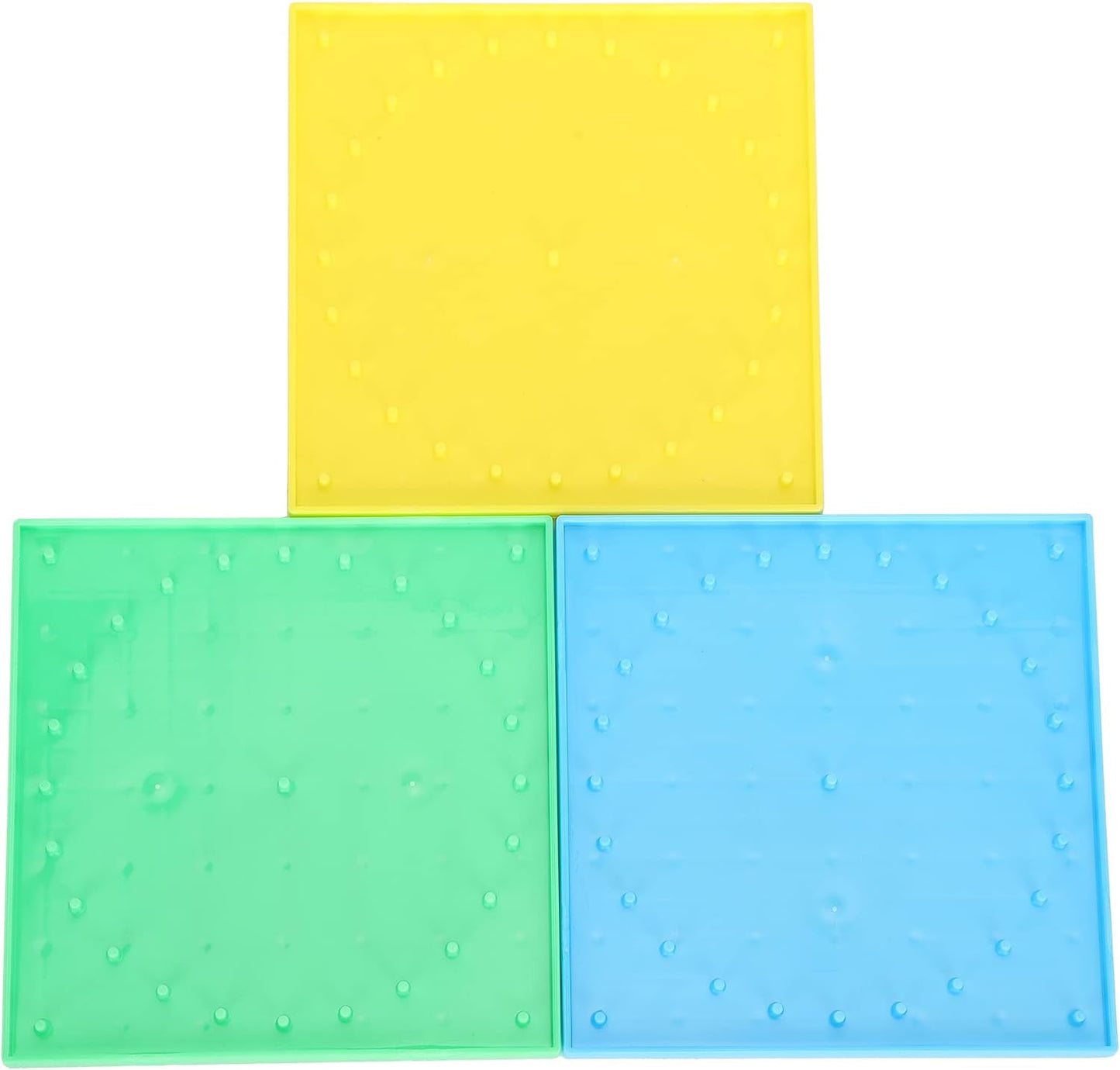 Tnfeeon Geoboard Array Block Double Sided Math Manipulative for Young Learners Enhances Fine Motor Skills Creativity Through Geometric Puzzles Transforms Abstract Concepts Into Tangible