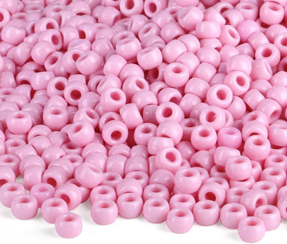 Red Pony Beads 1000Pcs 9mm Pony Beads Bulk Red Perler Beads for Friendship Bracelets Kandi Beads Hair Beads for Braids Beads for Crafts
