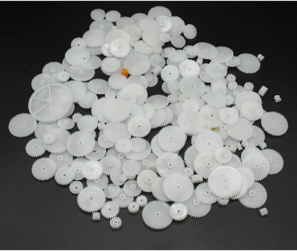 200pcs Plastic Gears 0.5 Module for DC Motor DIY Model Toys Accessories