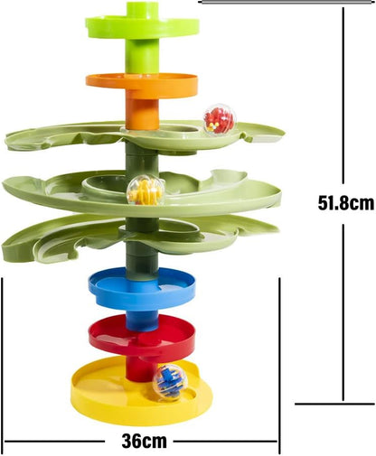 WEofferwhatYOUwant Ball Drop Spacers – 9-Piece Expansion Set for Marble Run Towers, Ramps & Tracks – STEM Building Toy Accessories for Toddlers, Kids, Preschool Learning & Montessori Play