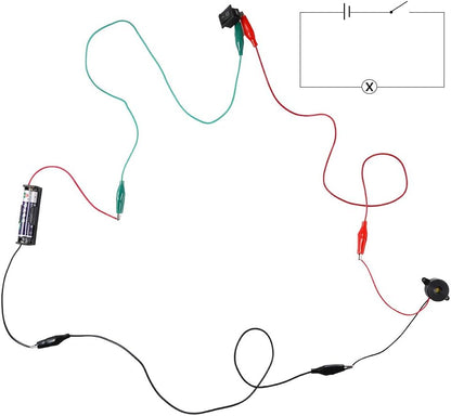 Sntieecr Electric Circuit Motor Kit, Science Experiment Educational Montessori Learning Kits Set for Kids DIY STEM Engineering Project, for Kids