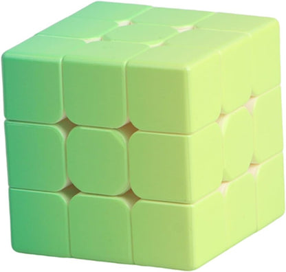 Gradient 3x3 Speed Cube, UV Printing Cube Magic Cube Educational Puzzles Toys for Kids,Beginners and Adults (Stickerless) Blue-PIink-Blue