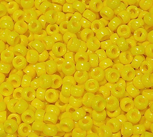 JOLLY STORE Crafts - Mini Pony Beads, Easy-to-Use Reusable Jewelry-Making/Bracelet Beads for Art, Craft Decorations & More, 6.5 x 4mm Beads, Crafted in The USA, Opaque Grey, 1000 pcs (Pack of 1)