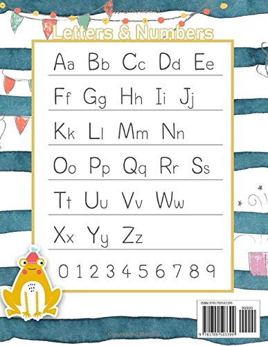 A B C Letter Tracing Workbook for Preschoolers: Writing Practice Pages for preschools , toddlers and Kids 1, 2, 3, 4 & 5 : learning activity workbook ... numbers ( 0 - 10 ) (activity books for kids)