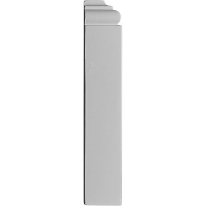 Ekena Millwork PB08X10X01TR Traditional Plinth Blocks, 8 3/4"W x 10 1/4"H x 1 7/8"P, Primed
