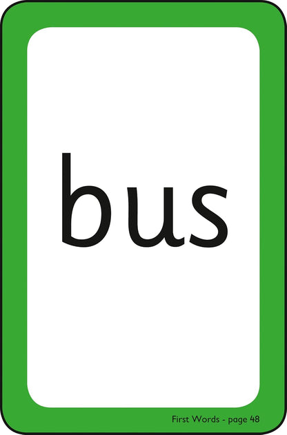 First Words Flashcards: 40 Cards (Collins Easy Learning Preschool)