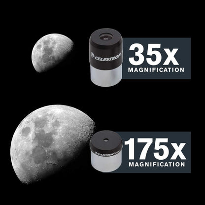 Celestron - PowerSeeker 50AZ Telescope - Manual Alt-Azimuth Telescope for Beginners - Compact and Portable - Bonus Astronomy Software Package - 50mm Aperture