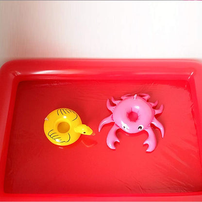 Topwon Inflatable Sand Tray for Kids - Portable Sand Box with Molds - Random Color (Random Color, 23x17)