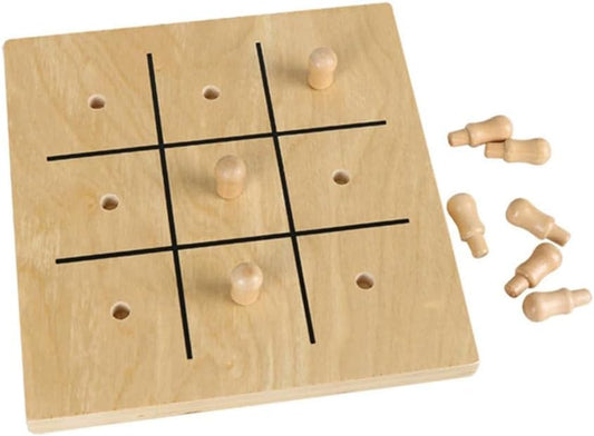 Montessori Two-Finger Grab Peg Board, Fine Motor Skill Development Toy for Toddlers