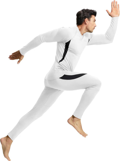 CL convallaria Thermal Underwear Long Johns Set Mens Winter Gift Hunting Gear Sport Base Layer Bottom Top - Colors A