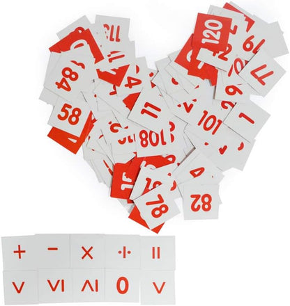 Eamay Hundreds Pocket Chart with 130 Number Cards, Number 1-100 Board Pocket Chart for Teacher Lessons in a Classroom or for Use at Home (100 Pockets)