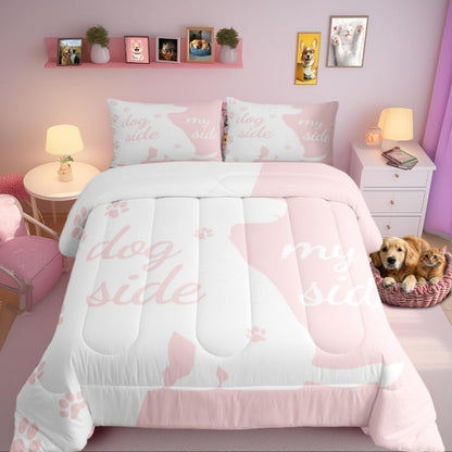 Castle Fairy Drum Kit Comforter Set,Musical Instruments Bedding Set for Kids Girls Women,Adults Rock Music Comforter,Neon Lighting Quilted Duvet Set Bedroom Collection Twin Size 2Pcs