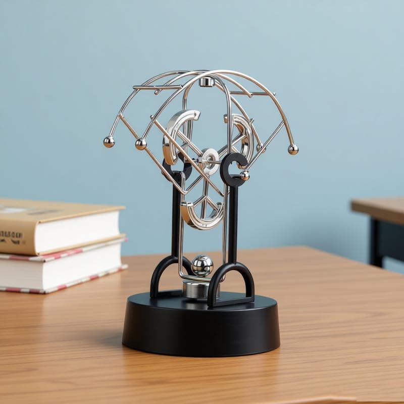 Perpetual Motion Kinetic Art Swing Physics Mechanics Balance Physics Desk Home Decor FN29