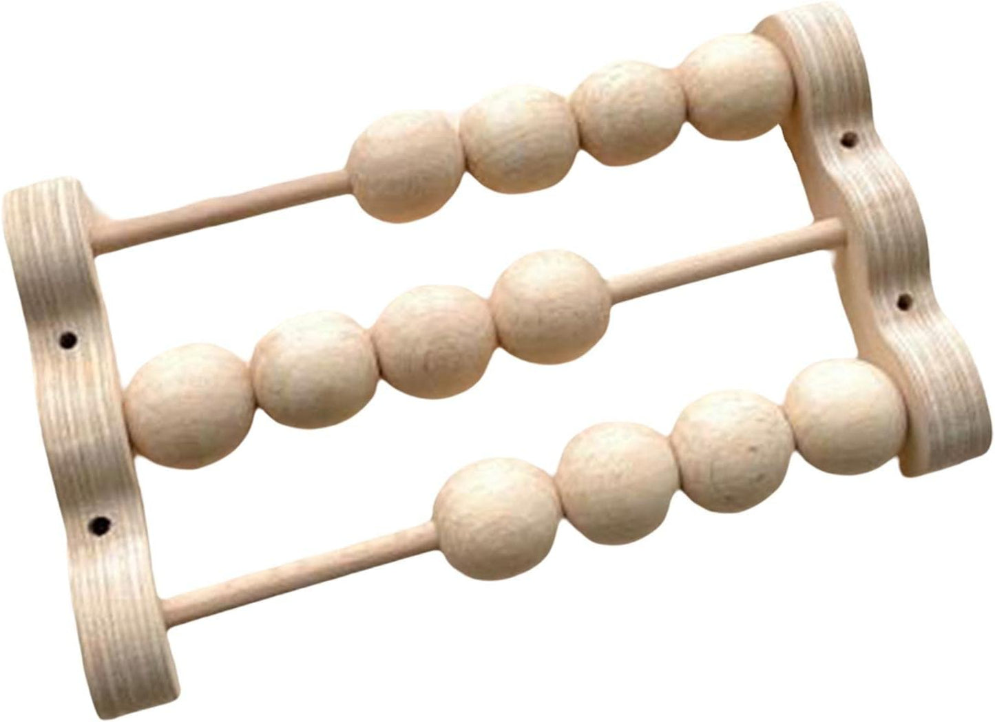 Educational Wooden Busy Board Set for Kids and Growth, Triple Row Abacus