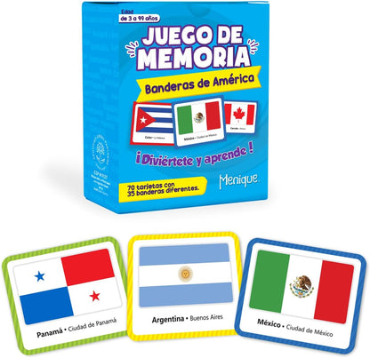 Menique Wild Animals Memory Matching Game – 80 Cards (40 Pairs) with Real Photos – Includes Educational Booklet with Animal Facts – Fun & Cognitive Game for Kids and Adults