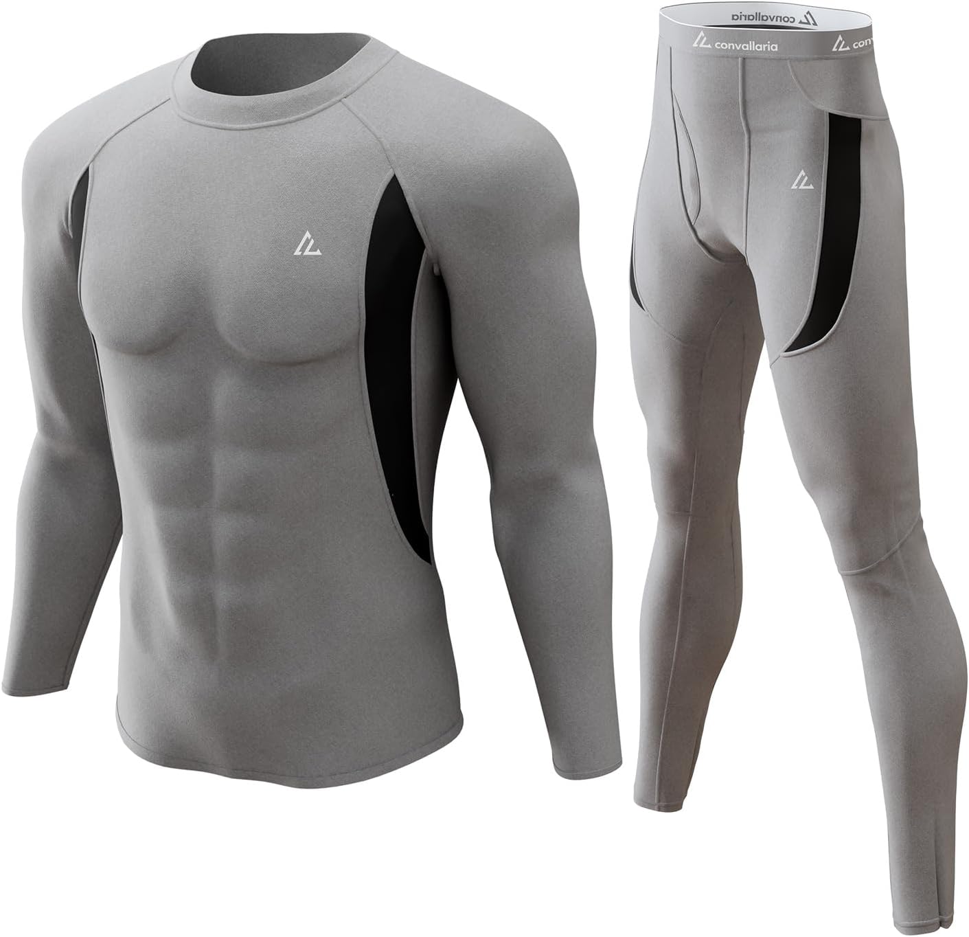 CL convallaria Thermal Underwear Long Johns Set Mens Winter Gift Hunting Gear Sport Base Layer Bottom Top - Colors A