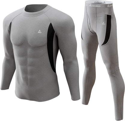 CL convallaria Thermal Underwear Long Johns Set Mens Winter Gift Hunting Gear Sport Base Layer Bottom Top - Colors A