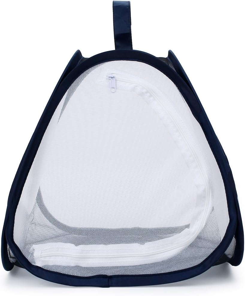 RESTCLOUD Mini Butterfly Habitat, Insect Mesh Cage, Bug Terrarium Pop Up 7.5" x 11" Tall