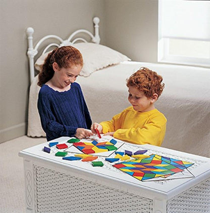 Learning Resources Parquetry Blocks & 20 Pattern Cards, 53 Piece Set, Ages 4+