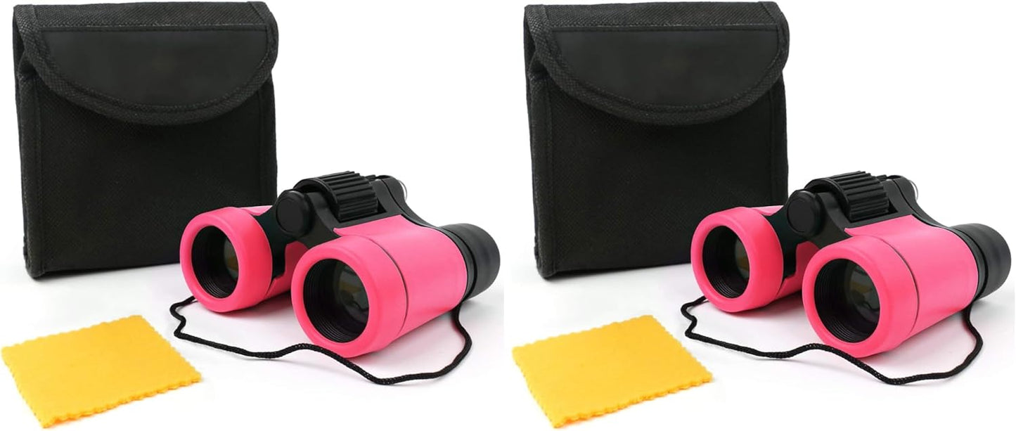 Scotamalone Kids Binoculars Shock Proof Toy Binoculars Set for Age 3-12 Years Old Boys Girls Bird Watching Educational Learning Hunting Hiking Birthday Presents