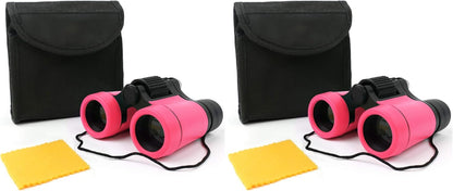Scotamalone Kids Binoculars Shock Proof Toy Binoculars Set for Age 3-12 Years Old Boys Girls Bird Watching Educational Learning Hunting Hiking Birthday Presents