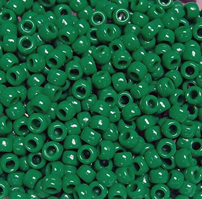 JOLLY STORE Crafts - Pony Beads, Easy-to-Use Reusable Jewelry-Making/Bracelet Beads for Art, Craft Decorations & More, 9 x 6 mm, Crafted in The USA, Opaque Tan, 500 pcs (Pack of 1)