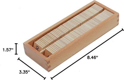 Adena Montessori Hundred Board - Montessori Educational Learning Math Toys for Kids