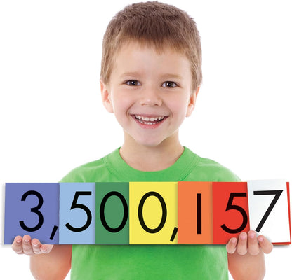 Teacher Created Resources Sensational Math Place Value Cards: 7-Value Whole Numbers (12-Pack) (TCR626663)
