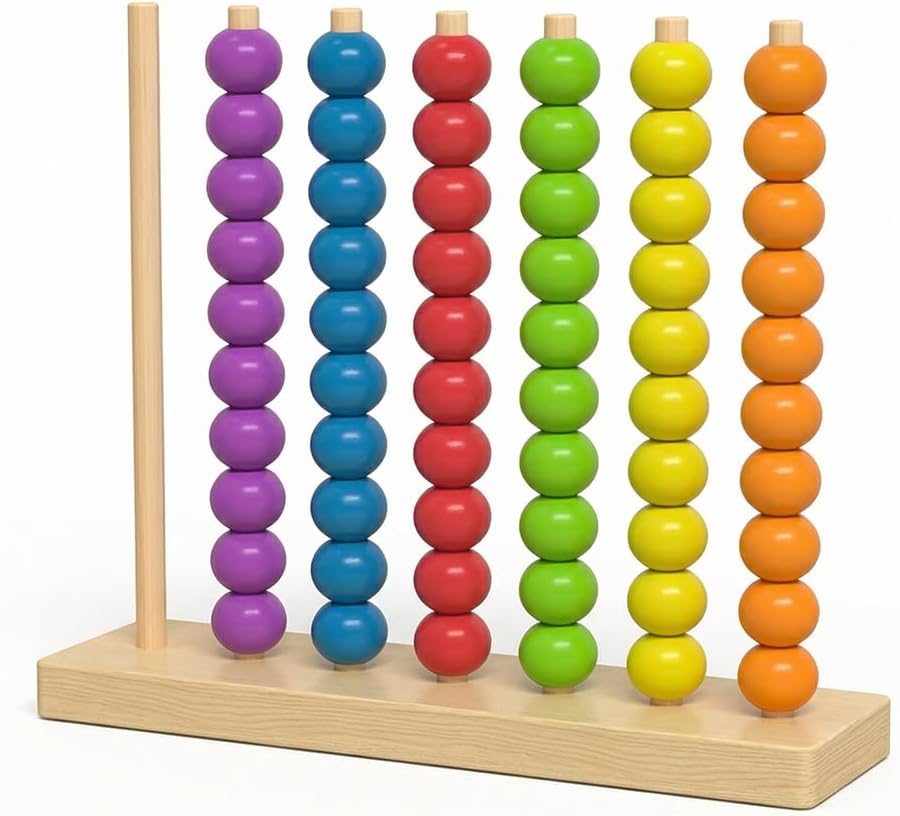Color Matching Stacking Puzzle Game, 2026 New Wooden Color Match Challenge Game Fast Color Stack Challenge Ring Stack Puzzle with Racks and Rings, Tabletop Brain Teaser for Family Friend Fun (2, #A)