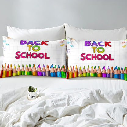 Chemistry Bed Sheets for Kids Teens Girls Boys,Chemical Experiment Fitted Sheet Twin,Science Themed Sheets for Math Lovers,Chemistry Lab Bedding Set,White and Black