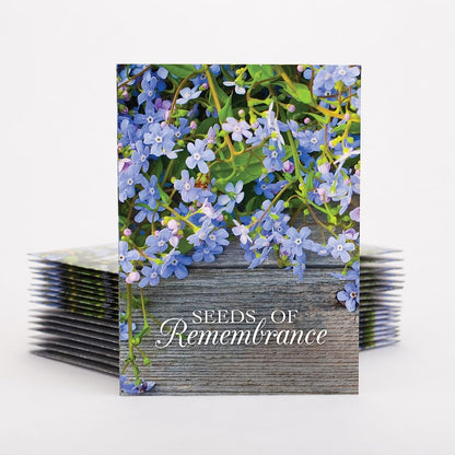 Grateful Memories Dove with Bird and Butterfly Mix Seed Favor Packets - Gardening Gifts - Wild Flower Seeds for Planting - Garden or Indoor Plant Flowers - Growing Plants in Memory