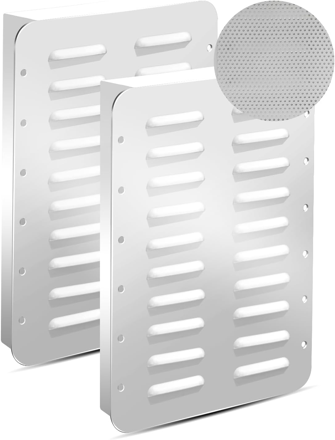 Shipping Container Solar Vent Kit, 2 Fan Solar Ventilator Kit with 15W Foldable Panel, Rain and Hail Proof, Prevent Condensation and Overheating in Container Homes, Shipping Containers (1Pcs)