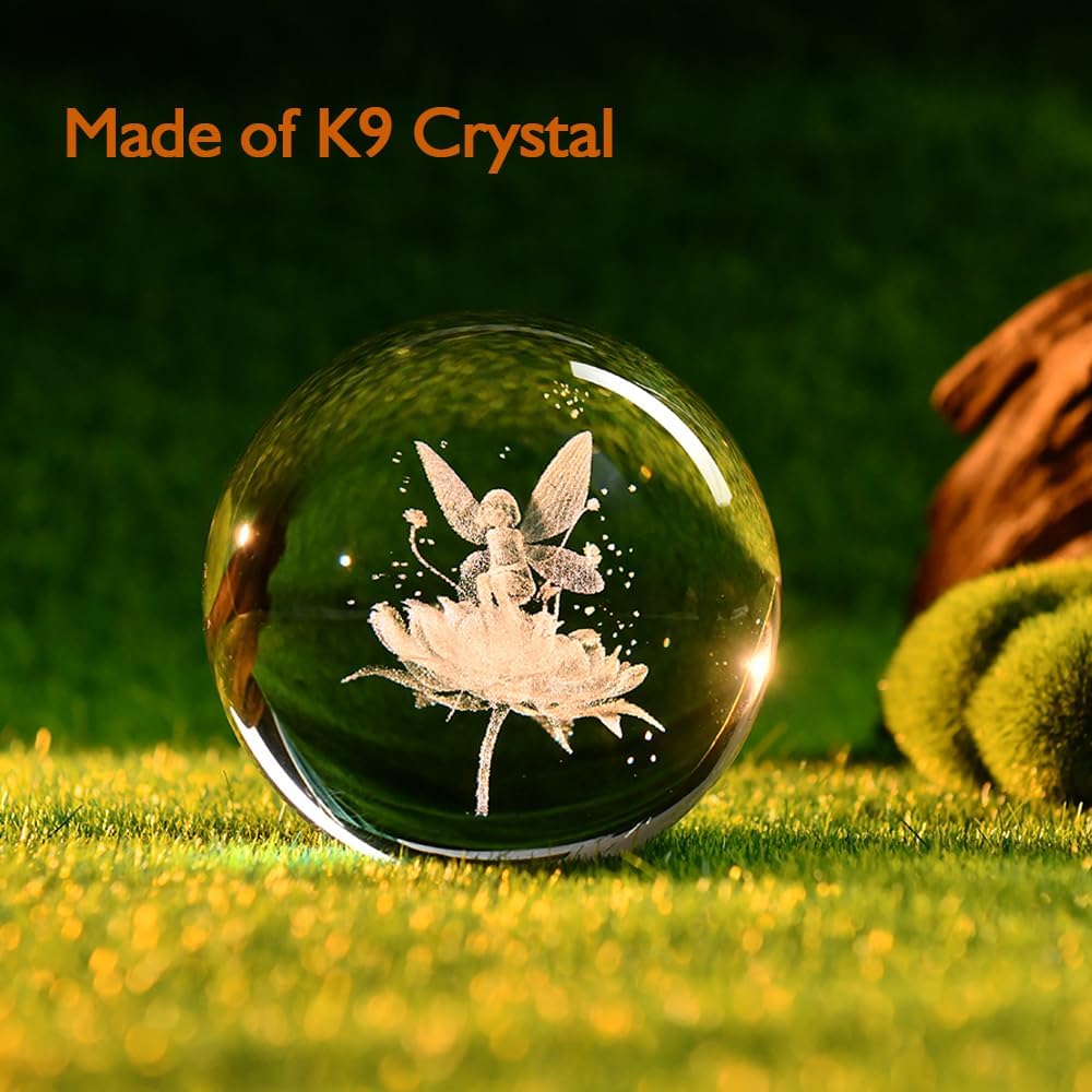 3D Solar System Crystal Ball Space Lover Model Themed Gifts 3D Planets Glass Ball 60mm Decorative Sphere Decor Astronomy Birthday Gift