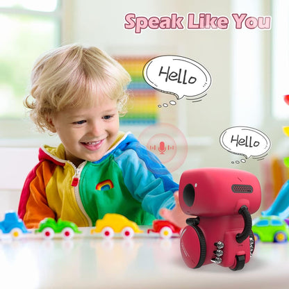 KaeKid Robots for Kids, Interactive Smart Robotic with Touch Sensor, Voice Control, Speech Recognition, Singing, Dancing, Repeating and Recording, Robot Toy for 3 4 5 6 7 8 Year Old Boys Girls