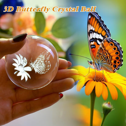 3D Solar System Crystal Ball Universe Gifts 60mm Glass Astronomy Globe Decor Science Planets Model Gift Space Themed Gifts for Space Enthusiasts and Model Collectors