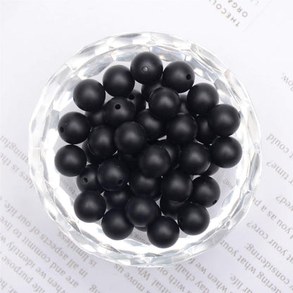 NCB 100pcs Original Natural Stone Beads Gemstone Round Loose Beads 6mm 8mm 10mm (Blue Aventurine, 6mm 100Beads) - Colors A