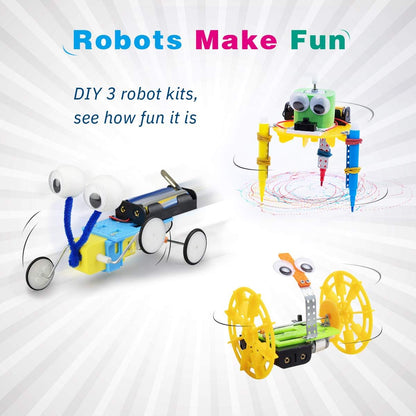 STEM Robotics Kit for Kids 8-12, DIY Voice-Control Interactive Robot Building Science Kit for Kids Age 8-12, for Science & Tech Enthusiasts
