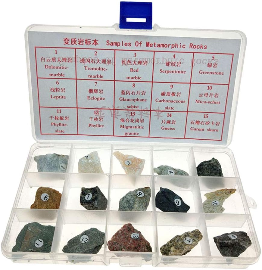 LoveinDIY Metamorphic Rock Teaching Aid Supplies Collection, Ages 8 and Up