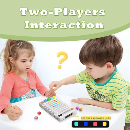 hPlay Electronic Handheld Code Breaking Game - Super Mastermind Logic Puzzle for Kids & Adults - Portable STEM Strategy Toy, 1-2 Players - Ideal Travel Game & Birthday Gift for Boys & Girls