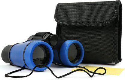 Scotamalone Kids Binoculars Shock Proof Toy Binoculars Set for Age 3-12 Years Old Boys Girls Bird Watching Educational Learning Hunting Hiking Birthday Presents