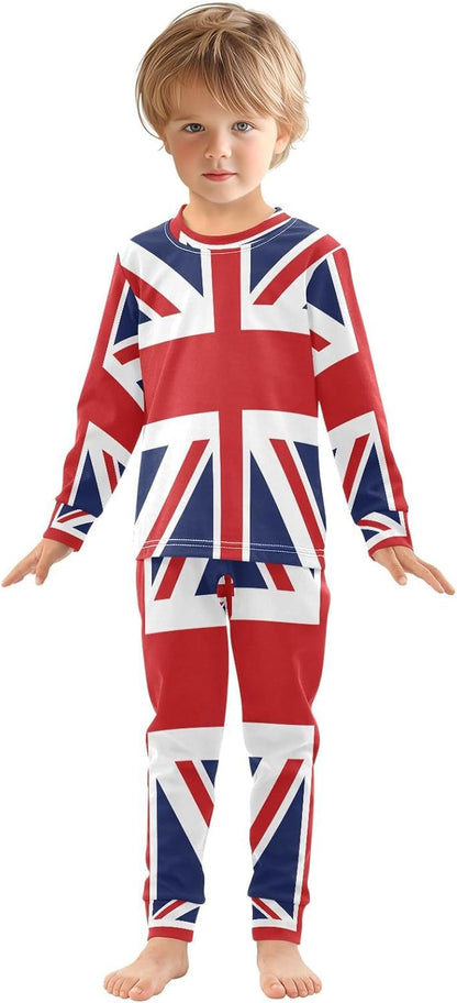 ALAZA Shark Starfish Palm Tree 2 Piece Pajama Set Long Sleeve Top and Pants Sleepwear Unisex - Colors A