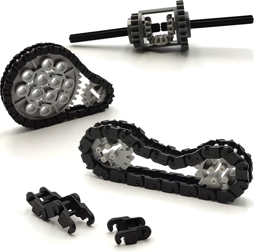 dspitwod MOC Technical Wheels Connectors Rack Gear Car Suspension Building Brick Accessories Pieces Sets STEM Learning Kits Engineering Toy Gift for Kids …