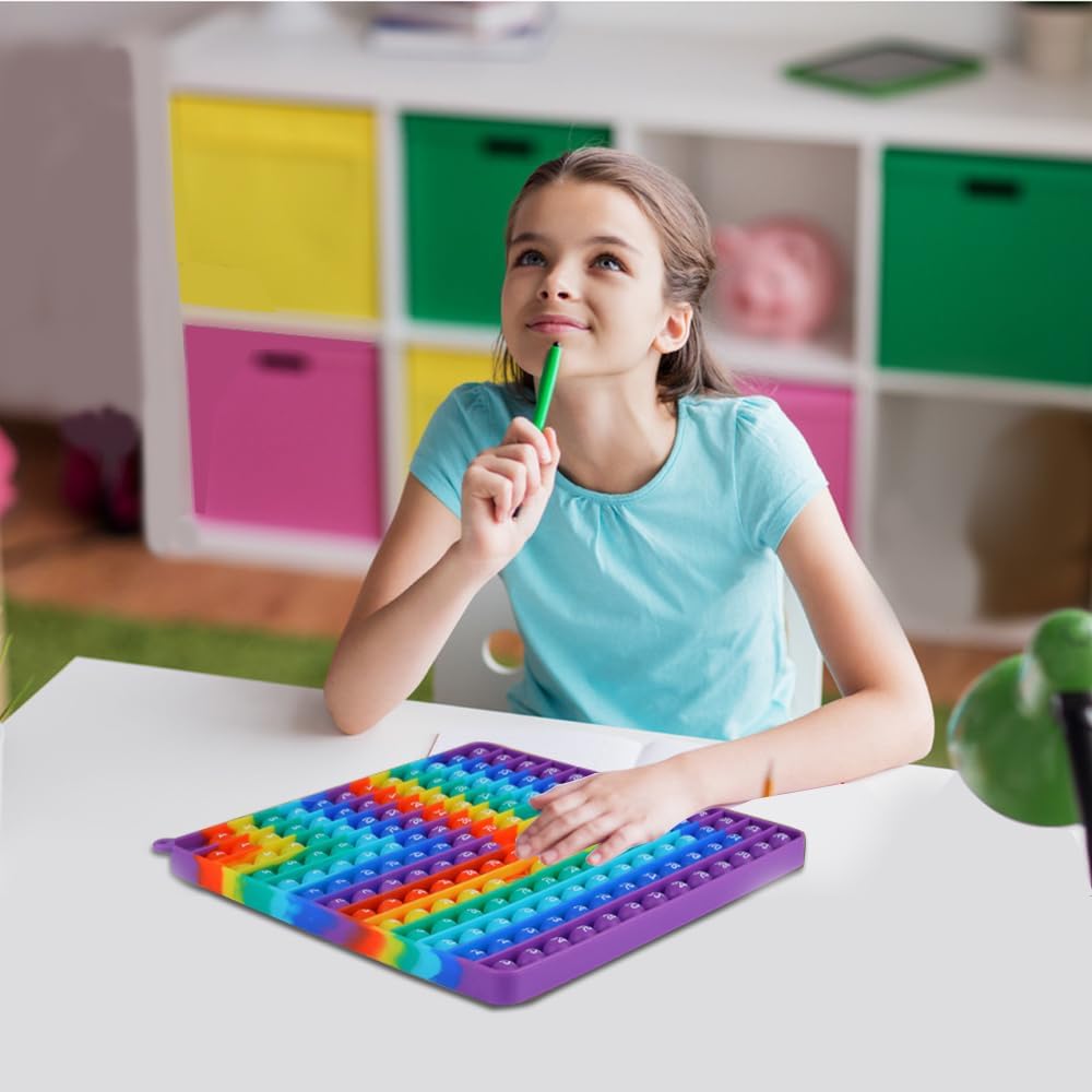 Multiplication Game Table 12 X 12 Math Flash Cards 3rd Grade Fingertip Fidget POP Toy Board Create a Variety of Multiplication additions for Teachers