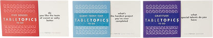 TableTopics Kids Conversation Pack for Families with Young Children, 120 Engaging Question Cards for Dinner & Classrooms, Boxed Set of 3 Topics, Stocking Stuffer