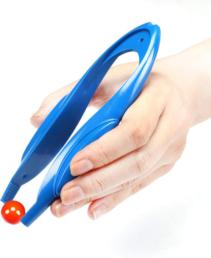 6Pcs Plastic Colorful Easy Grip Rainbow Tweezers, Easy Grasp Science Lab Tools Accessories for Kids