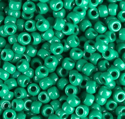 Red Pony Beads 1000Pcs 9mm Pony Beads Bulk Red Perler Beads for Friendship Bracelets Kandi Beads Hair Beads for Braids Beads for Crafts