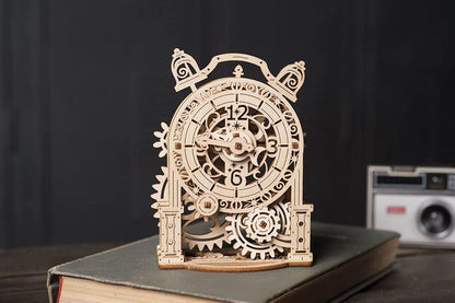 UGEARS Old Clock Tower 3D Wooden Puzzles for Adults - Wooden Model Kits for Adults Clock Kit for Do It Yourself Wood Building Kit for Adult Mechanical Puzzle Brain Teaser, Hobby Set