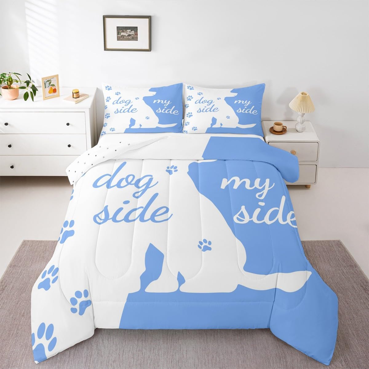 Castle Fairy Drum Kit Comforter Set,Musical Instruments Bedding Set for Kids Girls Women,Adults Rock Music Comforter,Neon Lighting Quilted Duvet Set Bedroom Collection Twin Size 2Pcs